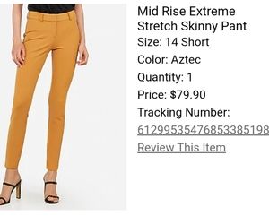Express Extreme Stretch pants